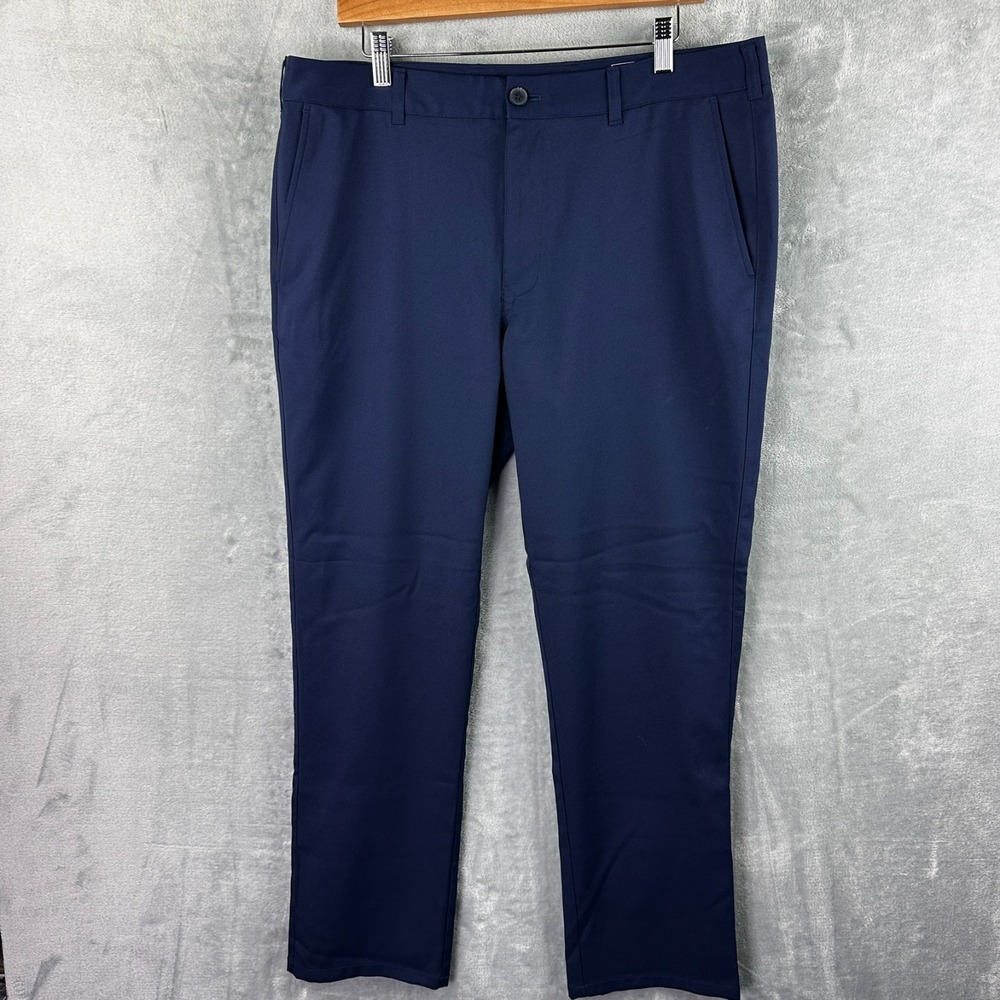 Mizzen+Main Performance Pants Mens 36x30 Navy Stretch Dress Casual